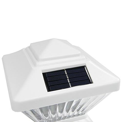 White 8 Pack Solar LED Post Deck Cap I517
