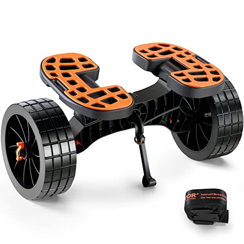 Foldable Aluminum Kayak Cart with 10'' Solid Tires W72741