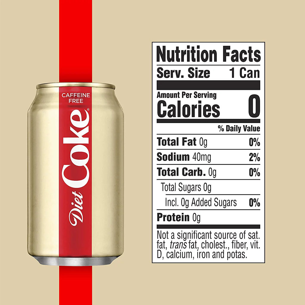 Caffeine Free 12oz Cans (Pack of 24) E479417