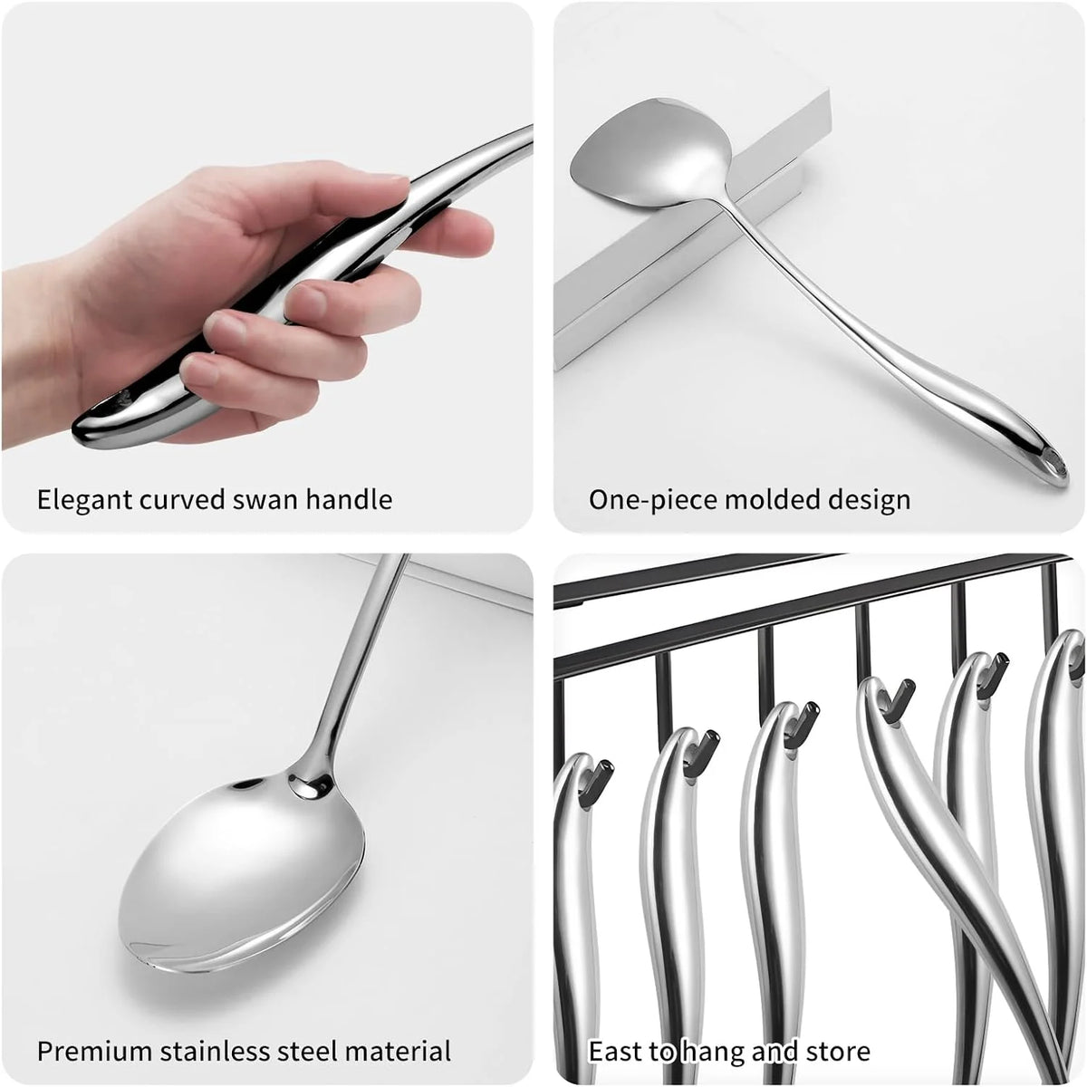 11 Pcs Stainless Steel Gold Kitchen Utensils Set U143234