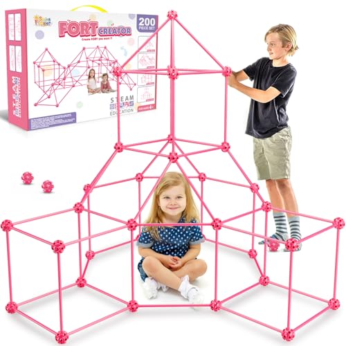 140 Pcs STEM Construction Fort Building Kit H6296