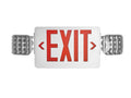 LED White Exit Sign Emergency Light Combo J1468