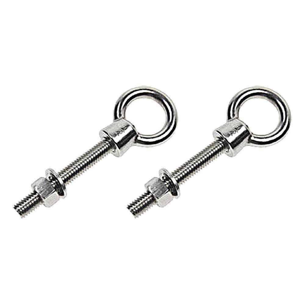 1/2x22 x 4x22 Shoulder Eye Bolt Stainless Steel T316 Precision Cast - 2 Pack G904