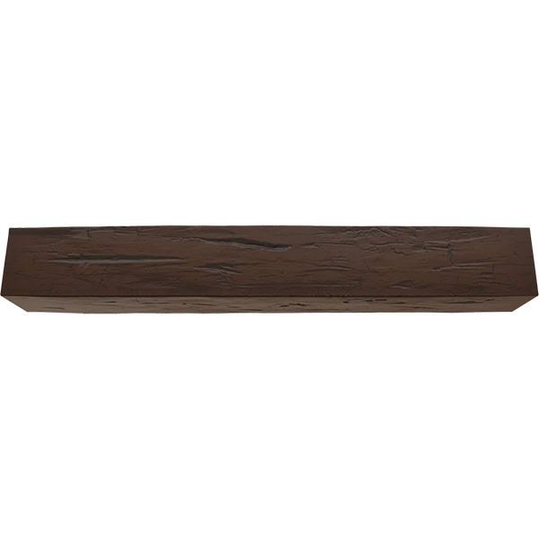 Hand Hewn Faux Wood Fireplace Mantel I32444