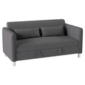 Convertible Sofa Bed Brownish Grey N19724
