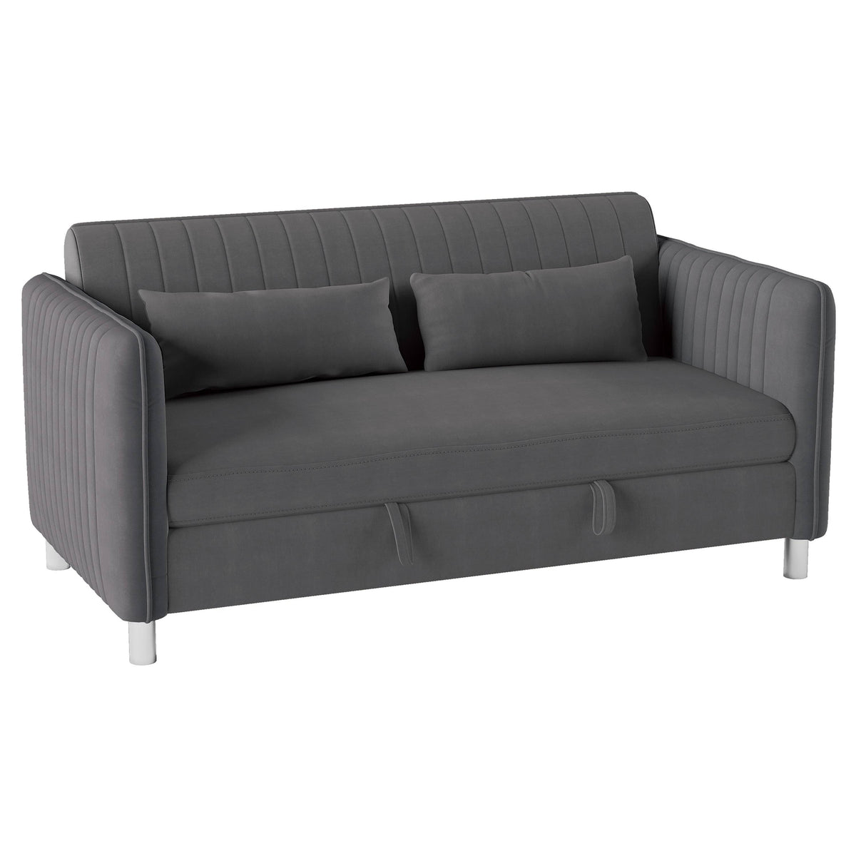 Convertible Sofa Bed Brownish Grey N19724