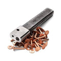 Rivet Setter Tool with Solid Copper Rivets and Burrs F97717