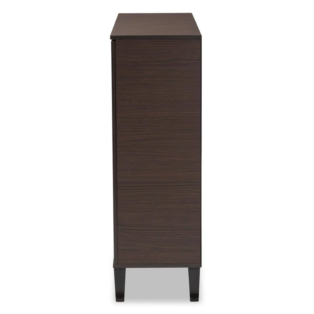 Two-Tone Dark Brown and Grey Wood Dresser L914083