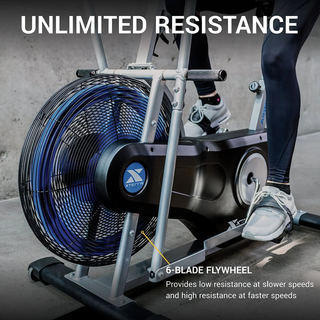 Exercise Bike with Wind Resistance and LCD Display Q888122