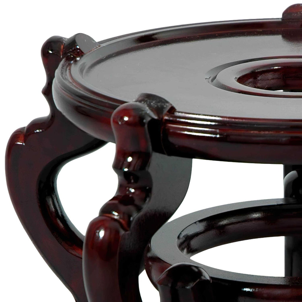 Rosewood Fishbowl Stand H4037