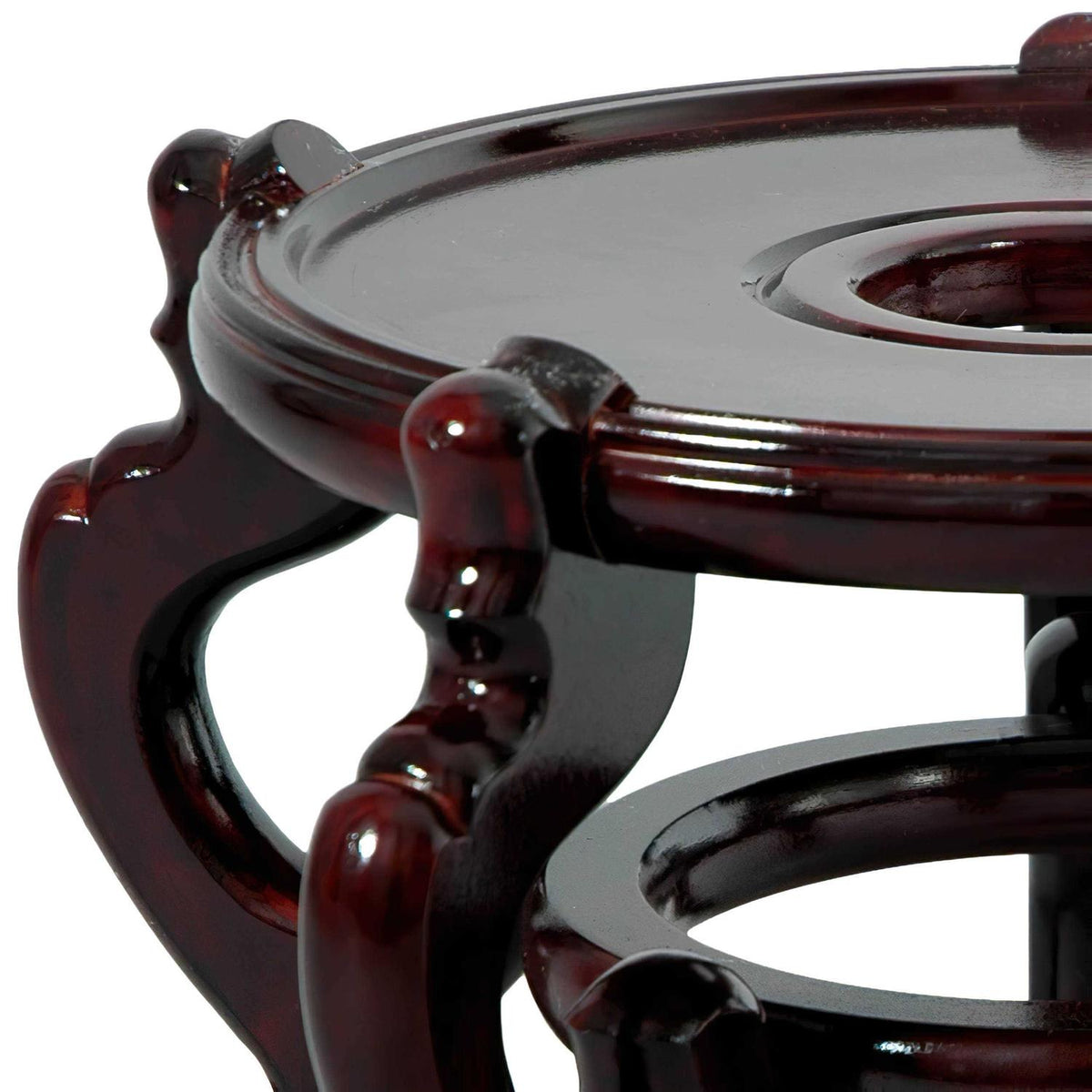 Rosewood Fishbowl Stand H4037