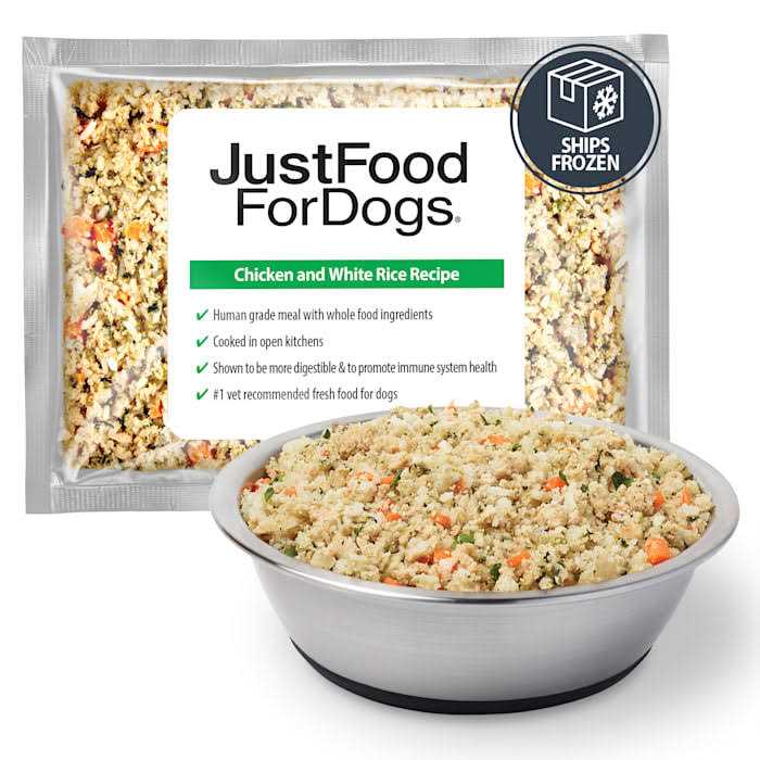 Chicken & White Rice Frozen Dog Food J308