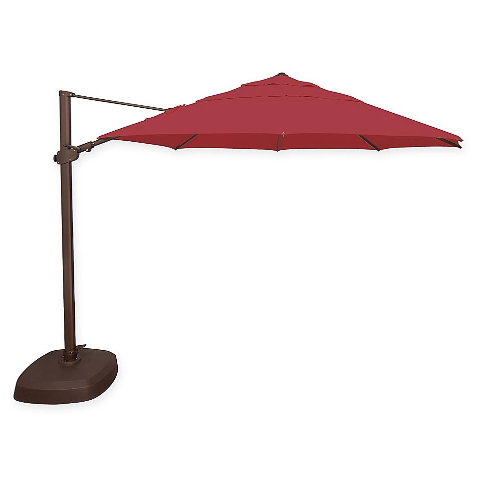 11.5 ft. Octagon Cantilever Umbrella Really Red R43099