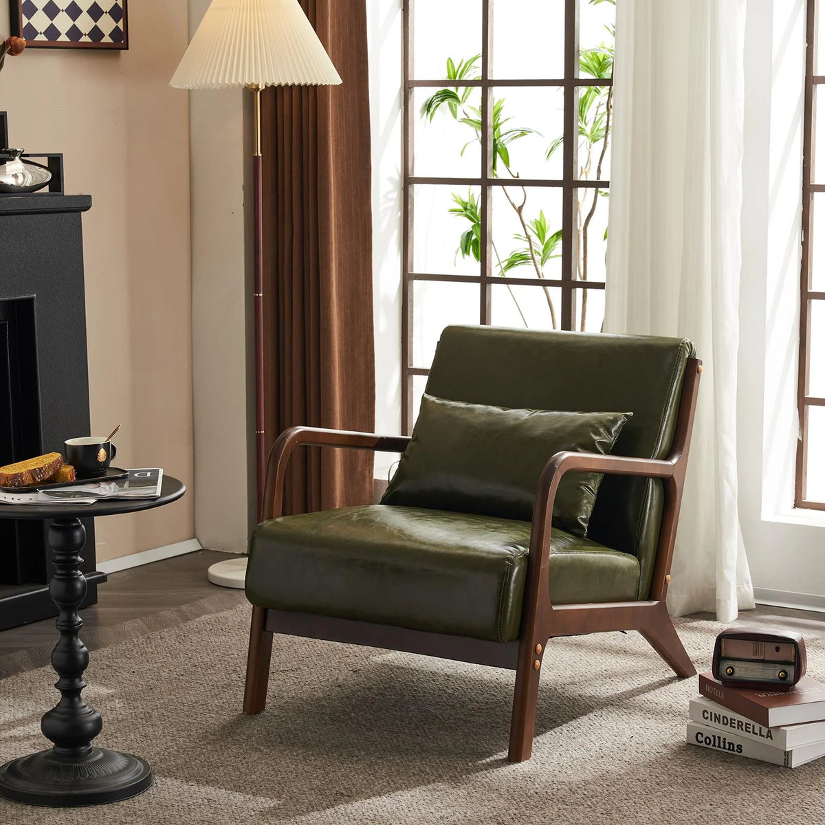 Beige Accent Chair Z253