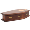 Mini Coffin Wood Doll House Furniture P8152