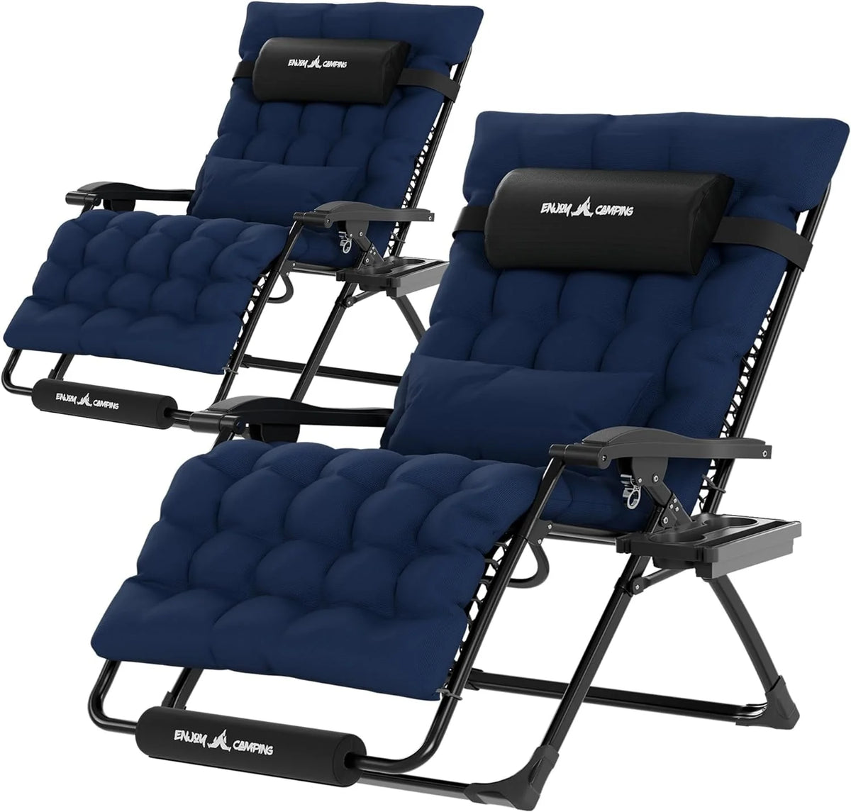 Oversized Zero Gravity Chair Set of 1 Black T75812