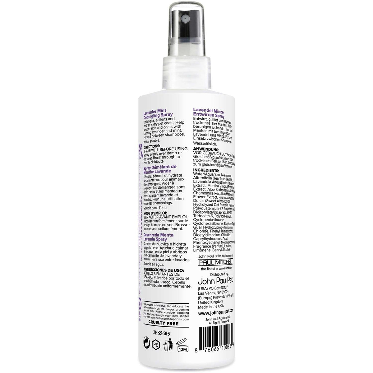 Lavender Mint Detangling Spray E446