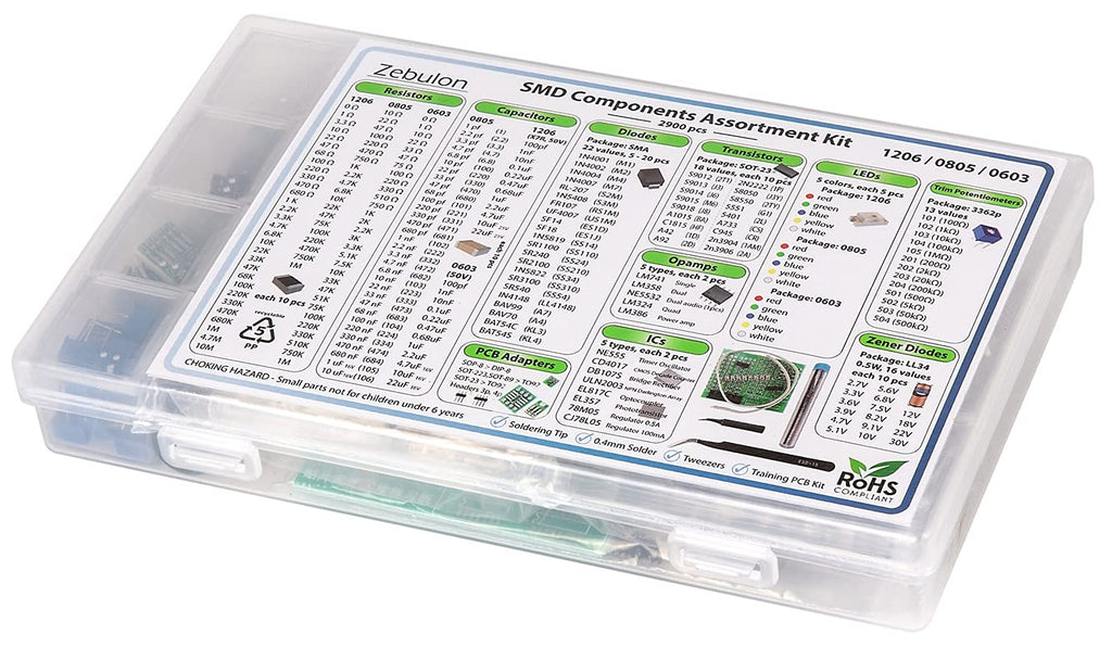 2900 pcs SMD Component Assortment Kit P884