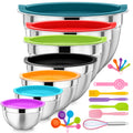 Stainless Steel Mixing Bowls with Lids Set of 7 L2331