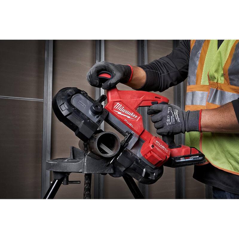18V Lithium-Ion Brushless Cordless Compact Bandsaw and SDS Plus Rotary Hammer A237191