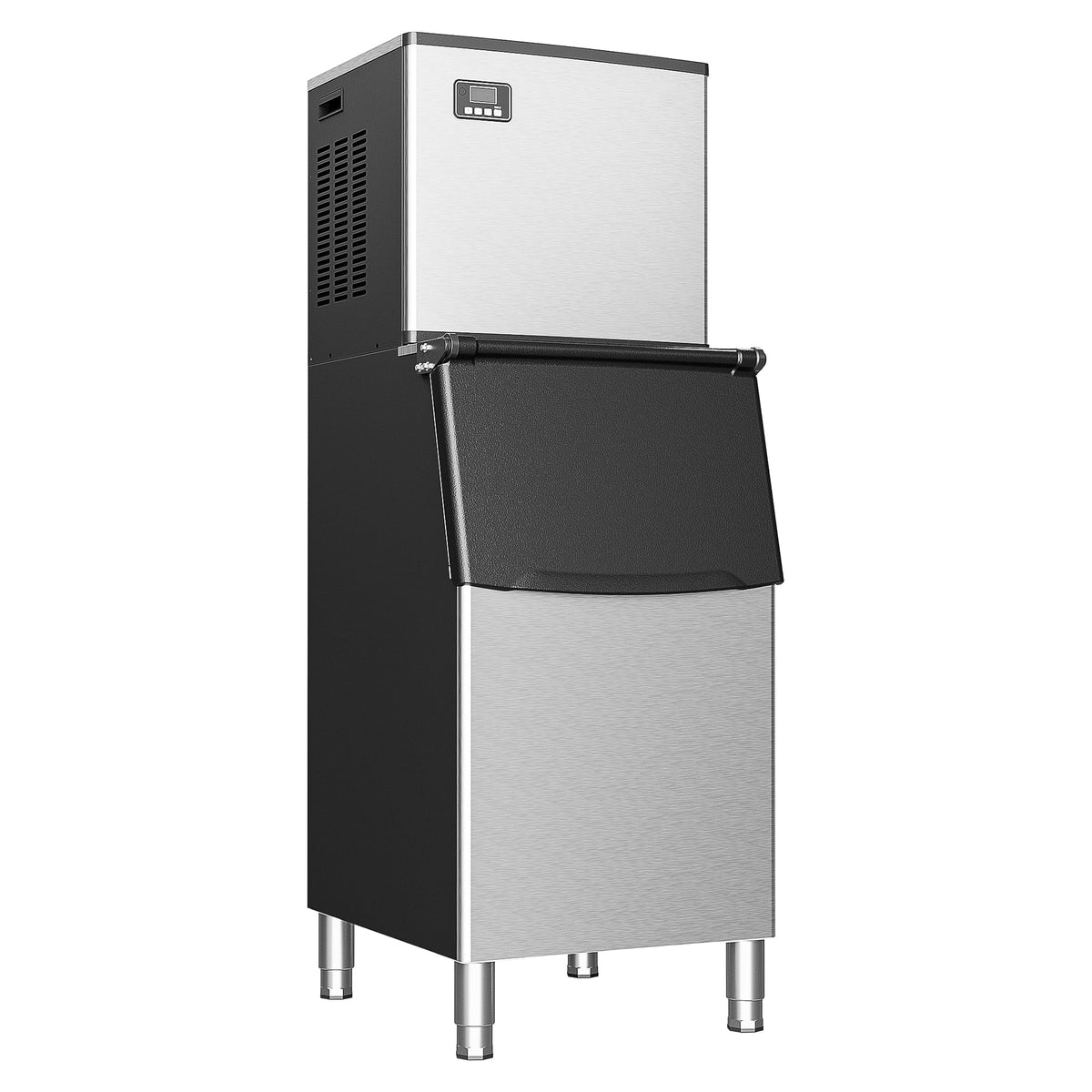 Commercial Ice Maker Machine, Stainless Steel Clear Ice Cube Maker V1175