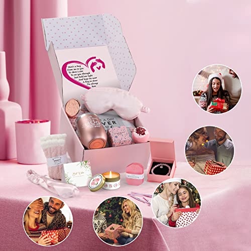 Gift Basket with Tumbler Blanket Z6145