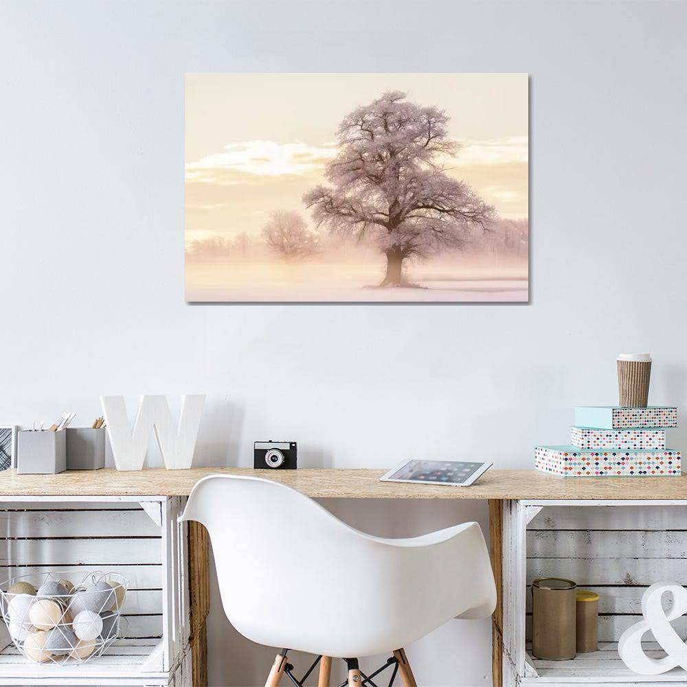 Winter Glow Print Canvas Art V8944