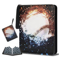Baseball Card Binder with 50 Removable Sleeves C548781