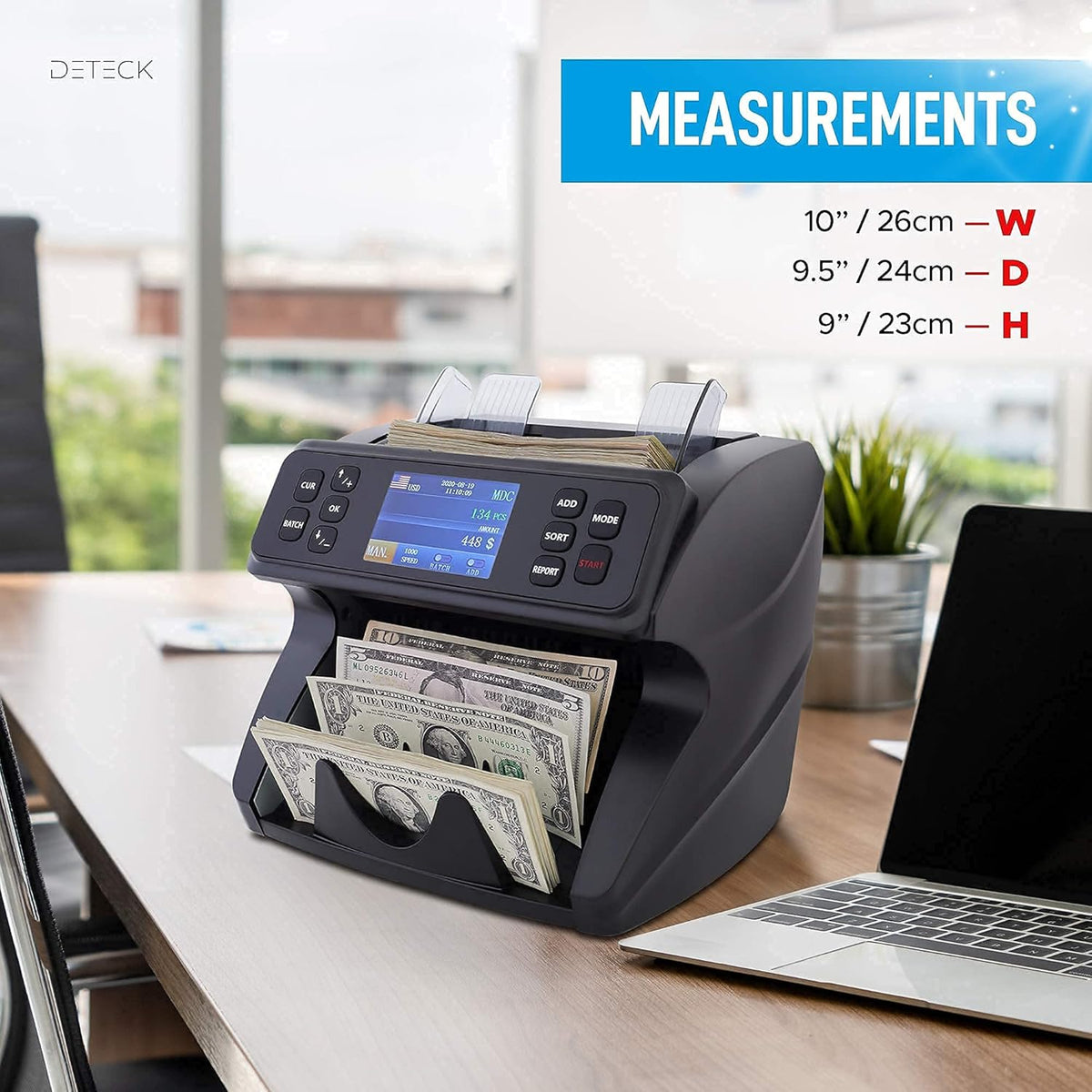 Money Counter Machine Mixed Denomination M833