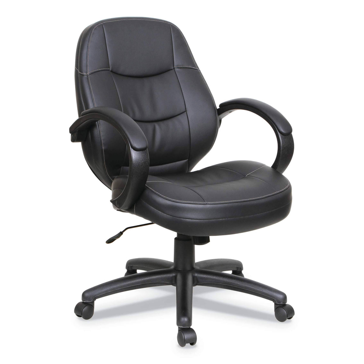 Black Leather Office Chair N3105