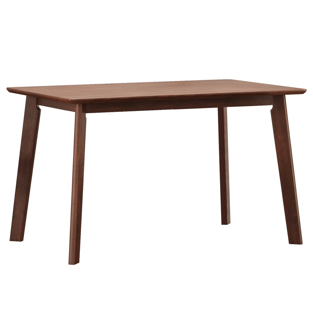 Rustic Retro Dining Table Set with 4 Upholstered Chairs C270