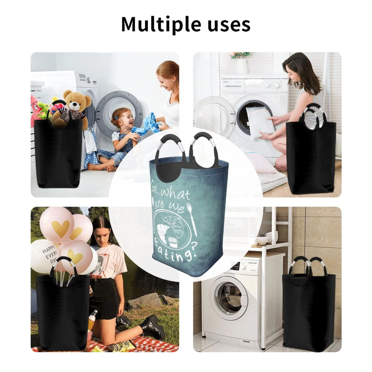 Waterproof Collapsible Laundry Hamper 50L P2786