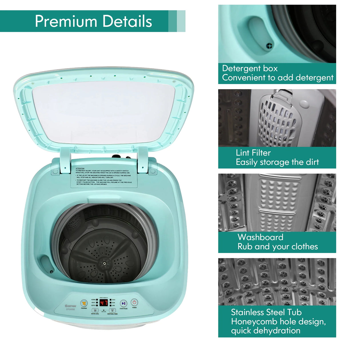 Portable Fully Automatic Washing Machine R948037