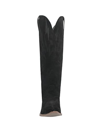 Black Knee High Casual Boots D3945