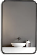 24x36 Rectangular Wall Mount Mirror with Stainless Steel Metal Frame A523297