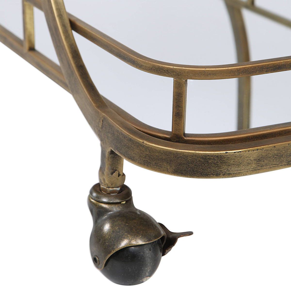 Gold Serving Cart N785487