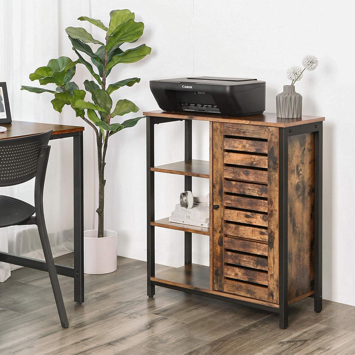 Rustic Brown Storage Cabinet X6679