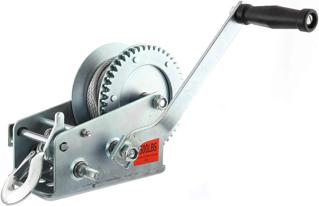 Hand Winch Crank Cable 3500lbs, Steel, Pack of 2 N1944