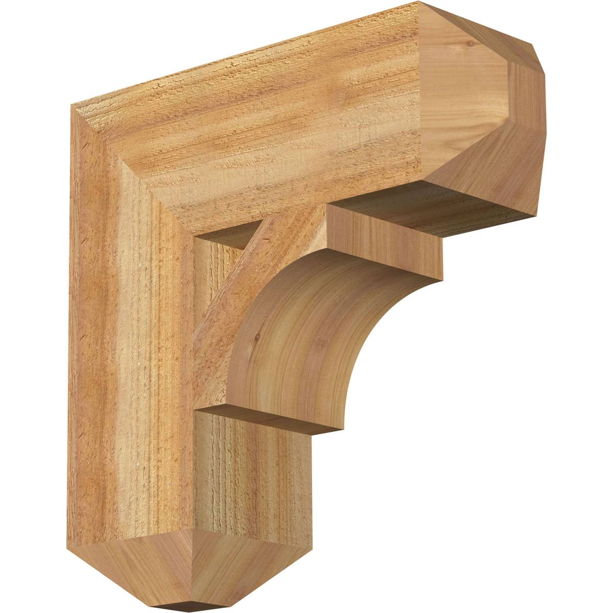 6x22W x 18x22D x 18x22H Rough Sawn Western Red Cedar Bracket X666766