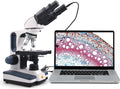 Compound Microscope SW350B, 40X-2500X Magnification, Two-Layer Mechanical Stage W109514