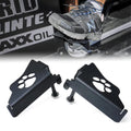 Front Exterior Door Hinge Foot Pegs with Paw Print E309