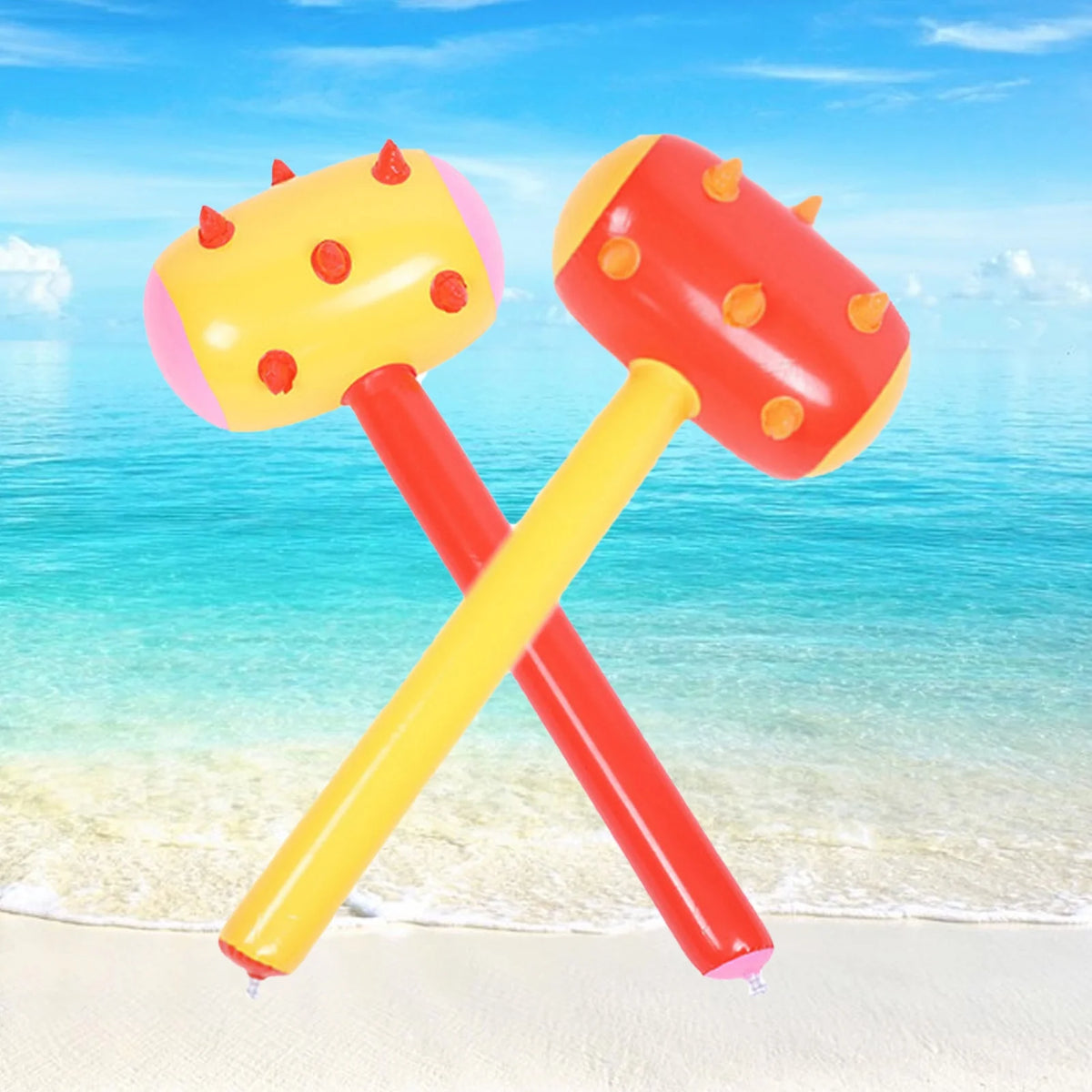 Inflatable Toy PVC Wolf Teeth Hammer F18495