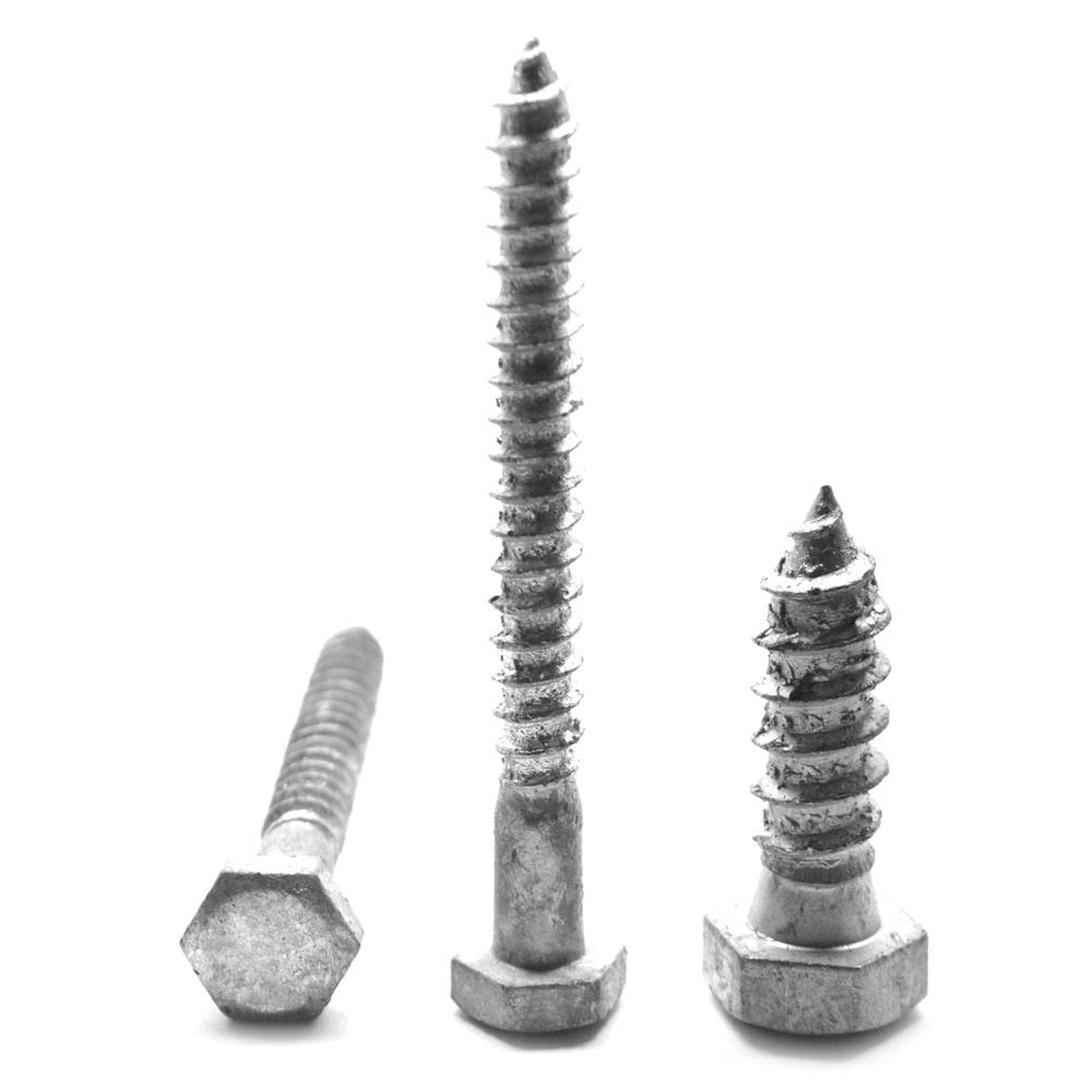 Hex Lag Screw Low Carbon Steel Hot Dip Galvanized P43422
