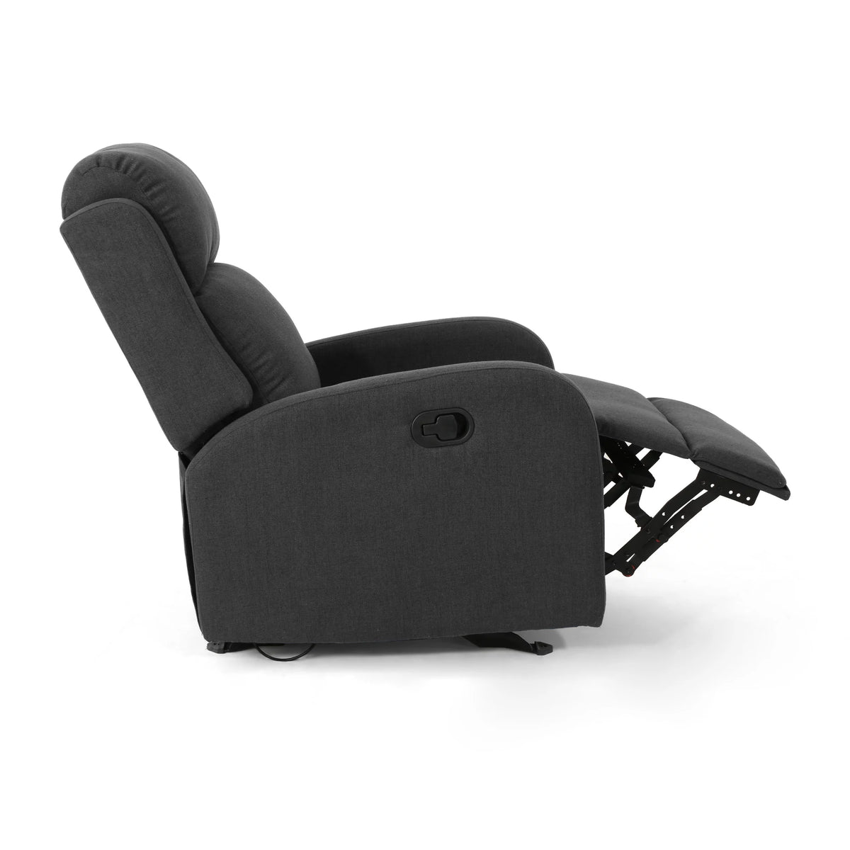 Dark Gray Fabric Rocking Recliner G1348