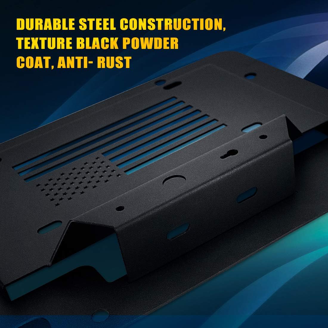 Spare Tire Delete License Plate Relocation Kit with Light N51576