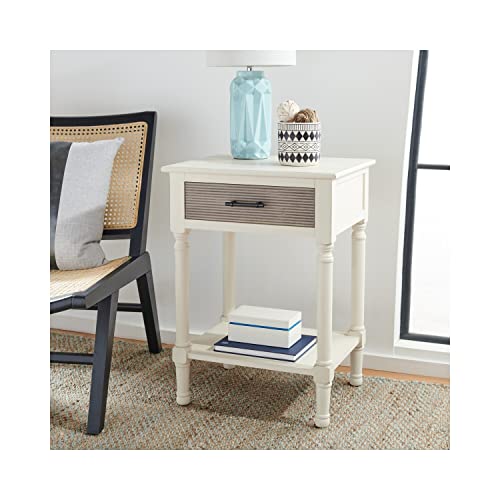 Black 1-Drawer Accent Table F7145