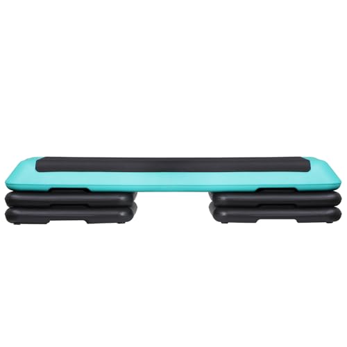 43'' Adjustable Aerobic Step Platform with 4 Stackable Risers H5637