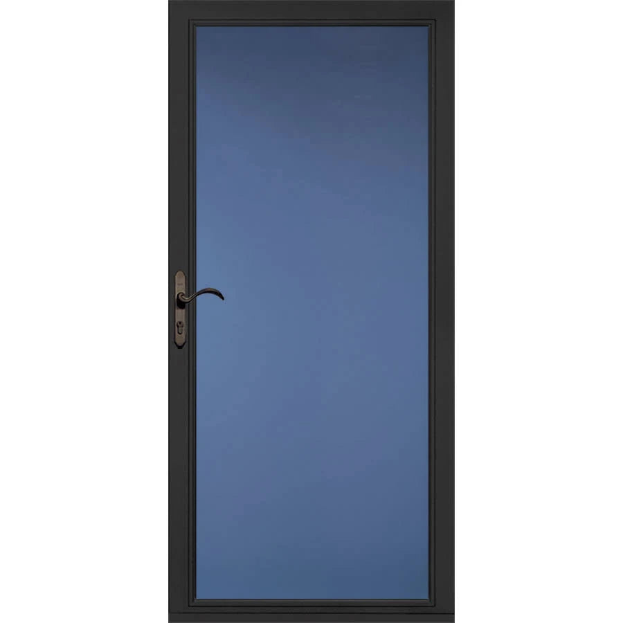 Black Full-view Aluminum Storm Door S2052