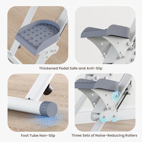 Compact Folding Stair Stepper with Adjustable Handlebar & Pedals R571