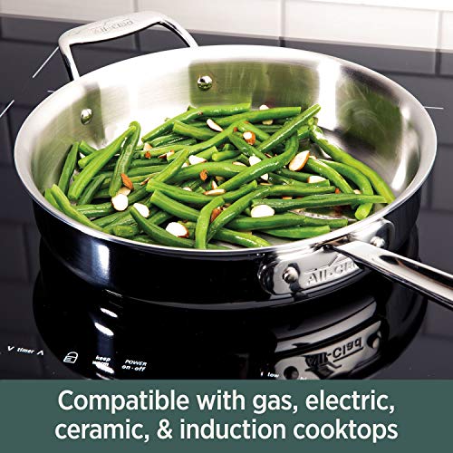 5-Ply Brushed Stainless Steel Stockpot 8 Quart C802778